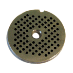 Chopper/Grinder Plate, # 8 Hub, 1/8" Holes