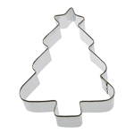 Christmas Tree with Star Cookie Cutter, 2-1/2