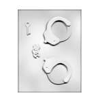 CK Products 90-13450 Handcuffs Plastic Chocolate Mold, 3.75" 