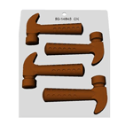 CK Products 90-14643 Hammer Plastic Chocolate Mold, 4-1/2"