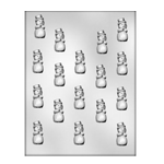 CK Products 90-4009 Snowman Plastic Chocolate Mold, 1-5/8