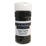 Celebakes Black Sugar Crystals, 4 oz