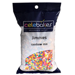 Celebakes Rainbow Mix Jimmies, 1 lb.