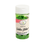 CK Products Edible Green Glitter, 1 oz. 