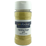 Celebakes Gold Sanding Sugar, 4 Oz