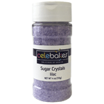 Celebakes Lilac Sugar Crystals, 4 oz