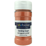 Celebakes Orange Sanding Sugar, 4 Oz