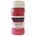 Celebakes Pink Sugar Crystals, 4 oz