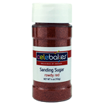 Celebakes Red Sanding Sugar, 4 Oz