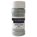 Celebakes Silver Sanding Sugar, 4 Oz 