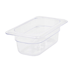 Clear Food Pan, Ninth Size (4-1/4