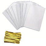Clear Plastic Treat Pags, 6" x 10" - Pack of 100