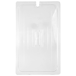 Clear Polycarbonate Full Size Food Pan Lid, Slotted