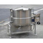 Cleveland KGL-60-T 60 Gallon Tilting 2/3 Steam Jacketed Natrual Gas Kettle, Excellent Condition