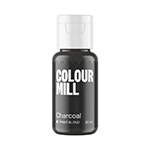 Colour Mill Charcoal Metallic Food Paint, 20 ml