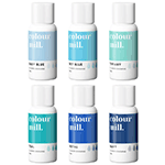 Colour Mill  Oil Based Food Color, Blue, 20ml, Set of 6