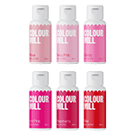 Colour Mill Oil Based Food Color, Pink, 20ml, Set of 6 