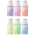 Colour Mill Oil Based Pastel Colors, 20ml - Pack of 6