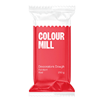 Colour Mill Red Decorators Dough, 8.8 oz.