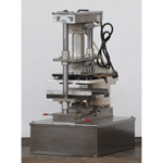Comtec 2200 Hydraulic Double Pie Press, W/Top Pie-Crust Tool, Used Excellent Condition