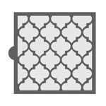 Confection Couture Agadir Background Cookie Stencil