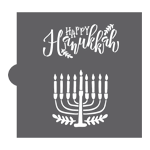 Confection Couture Happy Hanukkah Accent Stencil