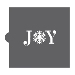 Confection Couture Joy Message Cookie Stencil