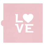 Confection Couture Love Message Cookie Stencil