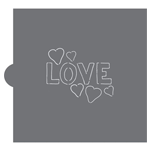 Confection Couture Love Paint Your Own Cookie Stencil