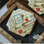 Confection Couture School Rules Dynamic Duos Message & Frame Cookie Stencil Set