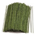 Green Covered Florist Wire, 6