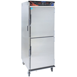 Cres Cor H-137-WSUA-12D AquaTemp Insulated Stainless Steel Holding Cabinet Solid Dutch Doors - 120V