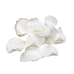 Crystal Candy Bridal Shine White Edible Rose Petals