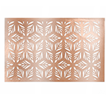 Crystal Candy Rose Gold Edible Wafer Paper Cake Overlay - Pack of 2