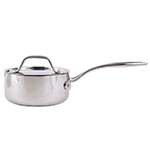 Cuisinart Custom Clad 5 Ply Stainless Steel Saucepan with Cover, 1 Quart