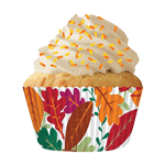 Cupcake Creations Paper Cups, Fall Leaves, Pack of 32