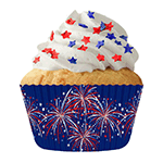Cupcake Creations Paper Cups, Fireworks, Pack of 32