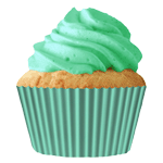 Cupcake Creations Paper Cups, Mint, Pack of 32