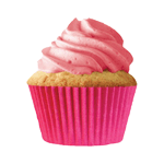 Cupcake Creations Paper Cups, Pink, Pack of 32