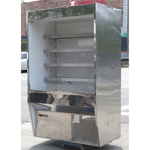Custom Cool GC48SC Open Refrigerator 48"W x 34"D x 78" High, Used Very Good Condition