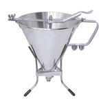 De Buyer 3354.00 Stainless Steel Chocolate Funnel 1.9 Liter