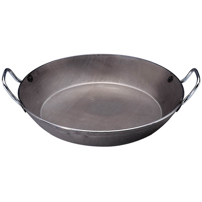 de Buyer Carbone Plus Heavy Quality Steel 50 Cm Round Frypan with 2 Handles, Used Excellent Condition