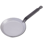 deBuyer 30cm (12") Steel Crepe Pan, Made of Heavy Quality Steel 