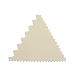 Decorating Comb Poly Triangle - 3 1/4