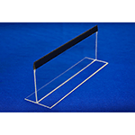 Deli Case Plastic Display Divider Clear with Black Tip, 3" High x 30" Long