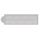 Designer Stencils Decorating Cake Stencil, Victorian Lace Cake Border
