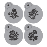 Designer Stencils Decorating Stencil Small Botanical Flowers