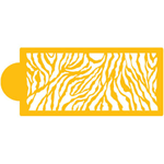 Designer Stencils Decorating Stencil Zebra Skin, Side measures 6