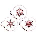 Designer Stencils Snowflakes Cookie Stencil Set