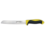 Dexter-360 8" Scalloped Bread Knife, Yellow Handle